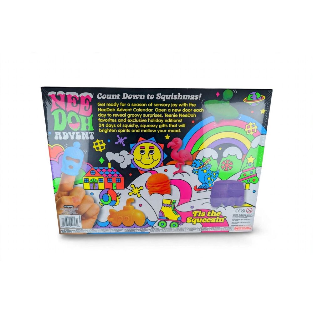 NEW Schylling NeeDoh Squishmas Advent Calendar 24 Days Surprises Sealed 2026